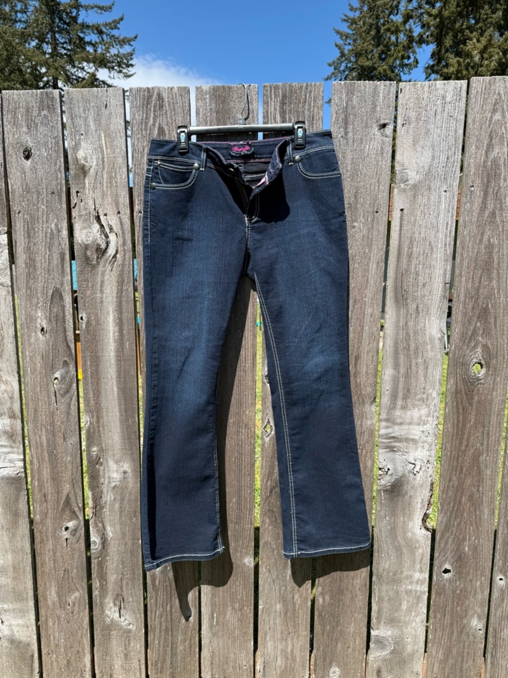 Wrangler Women's Navy Bootcut Jeans